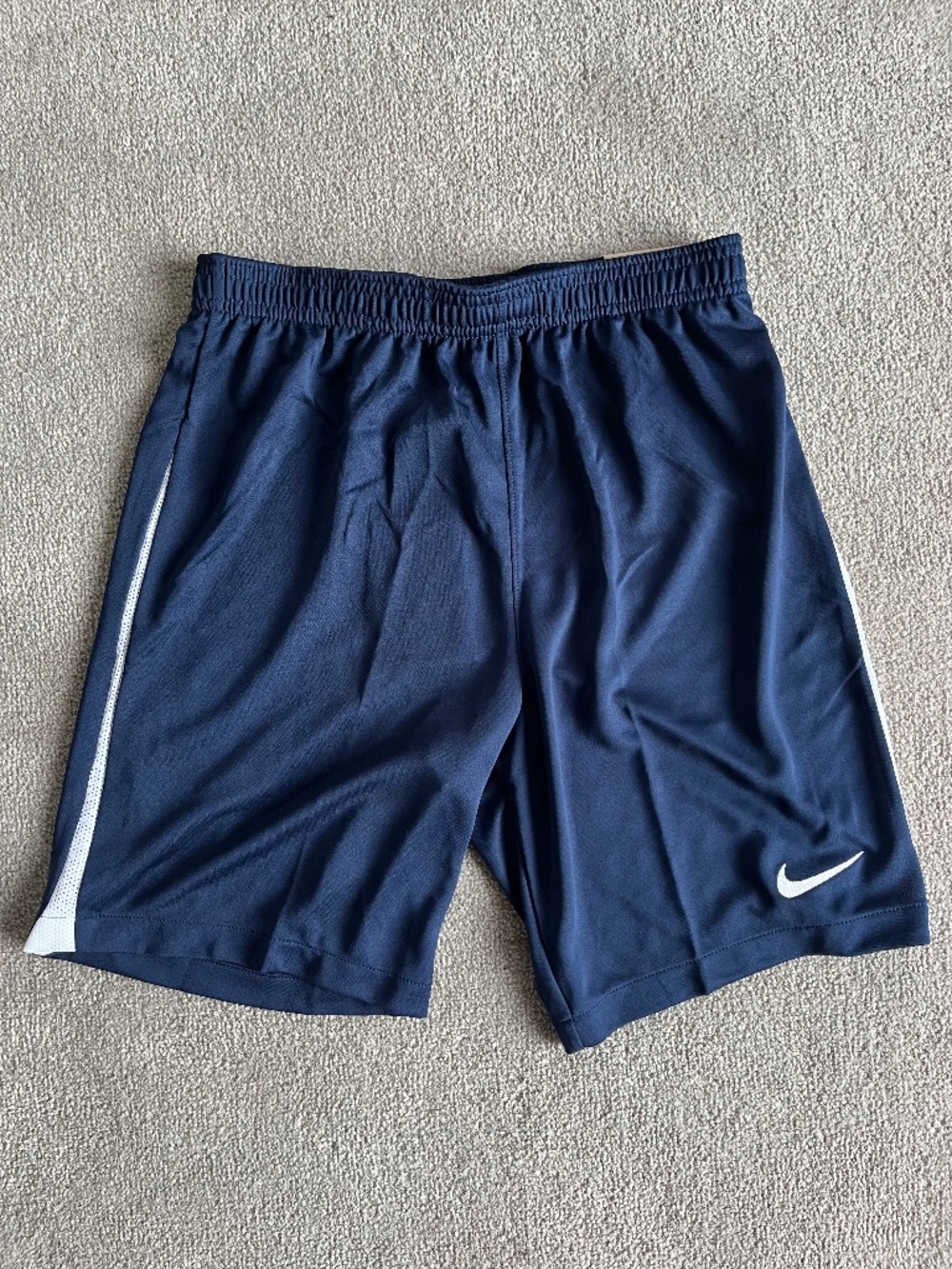 Nike Youth Dri-Fit League Knit III Short - Navy Blue - L - New with Tags